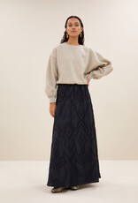By-bar bodil sparkle sweater gold