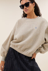 By-bar bodil sparkle sweater gold