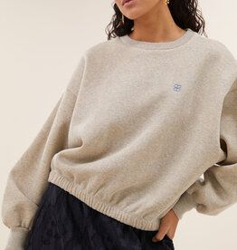By-bar bodil sparkle sweater gold