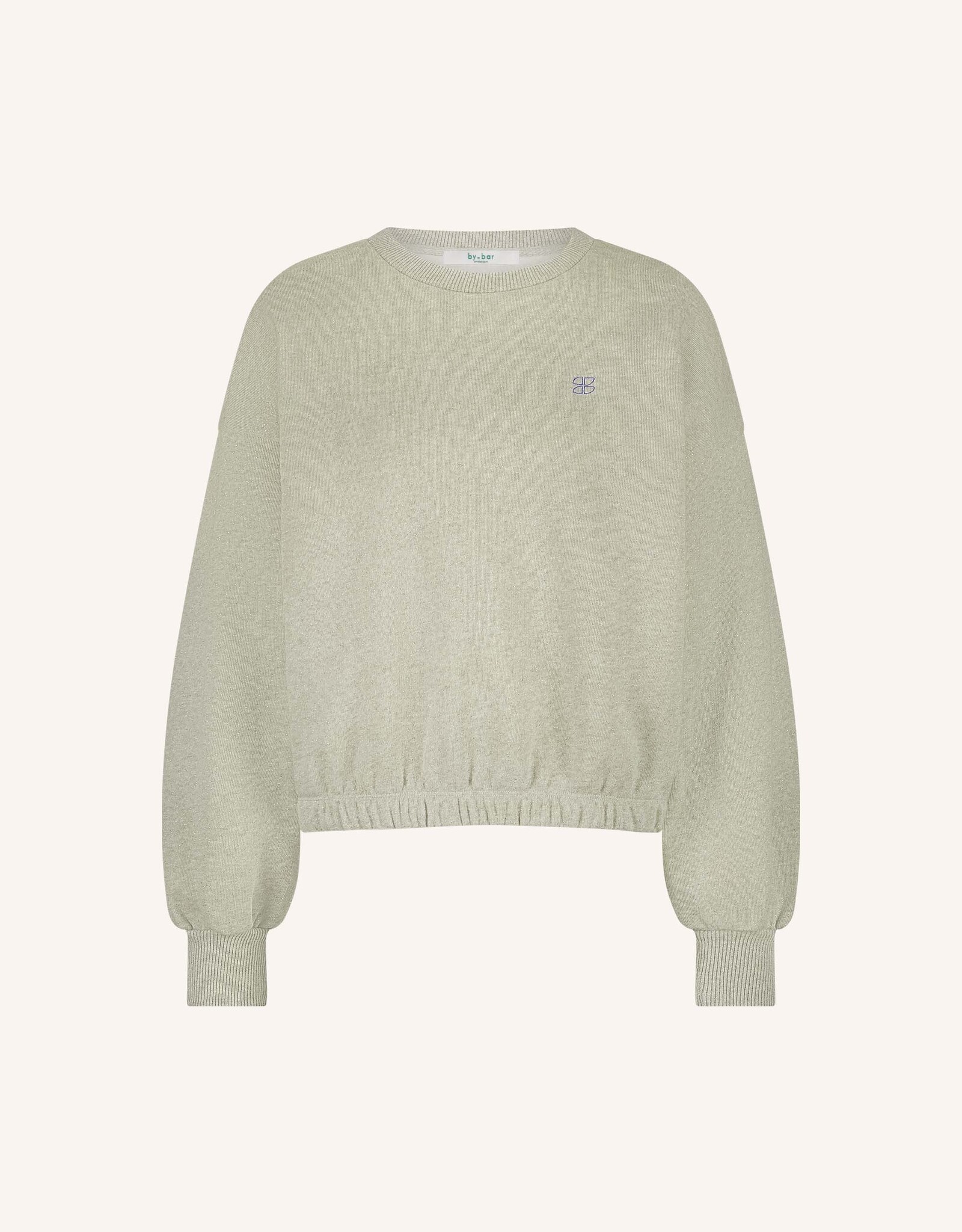 By-bar bodil sparkle sweater gold