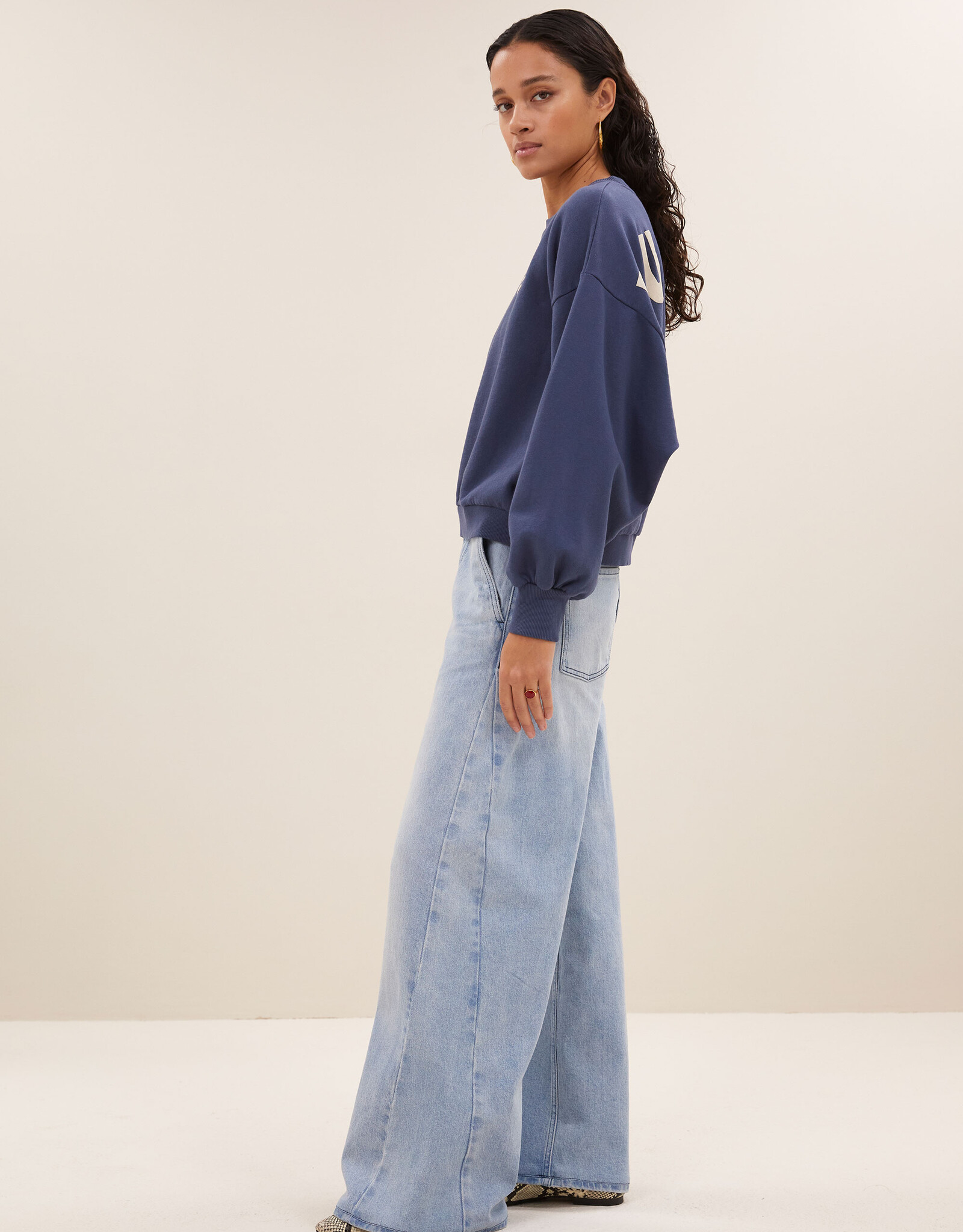 By-bar sen pants denim