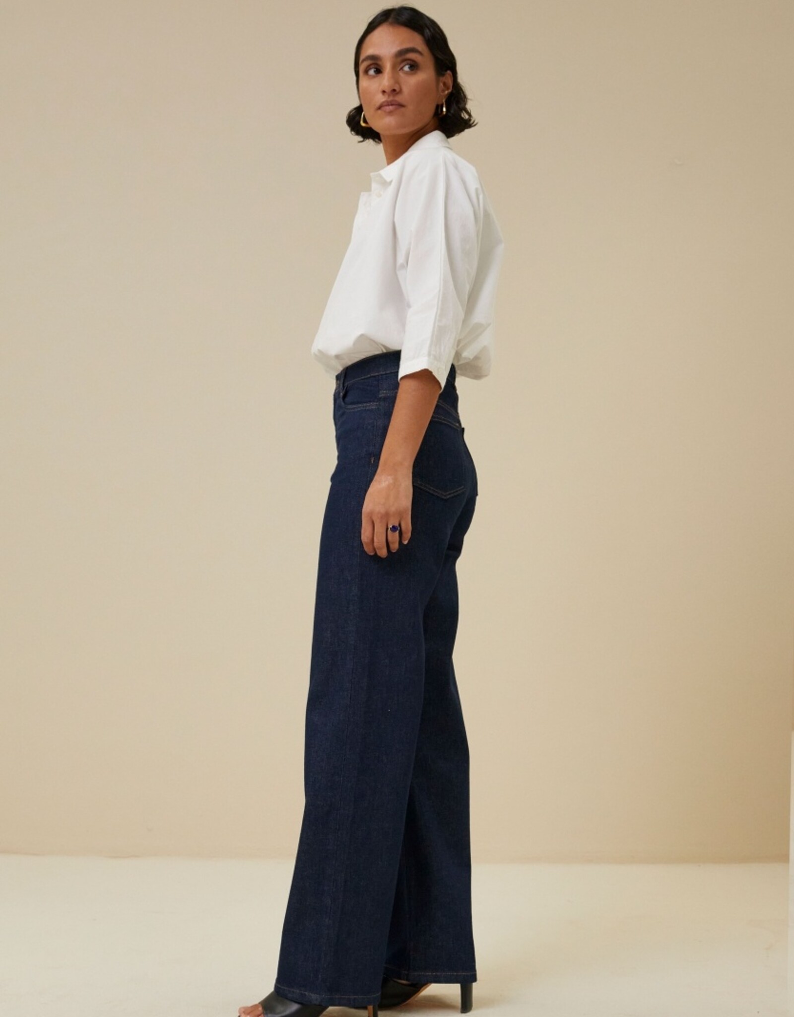 By-bar lina pants dark denim