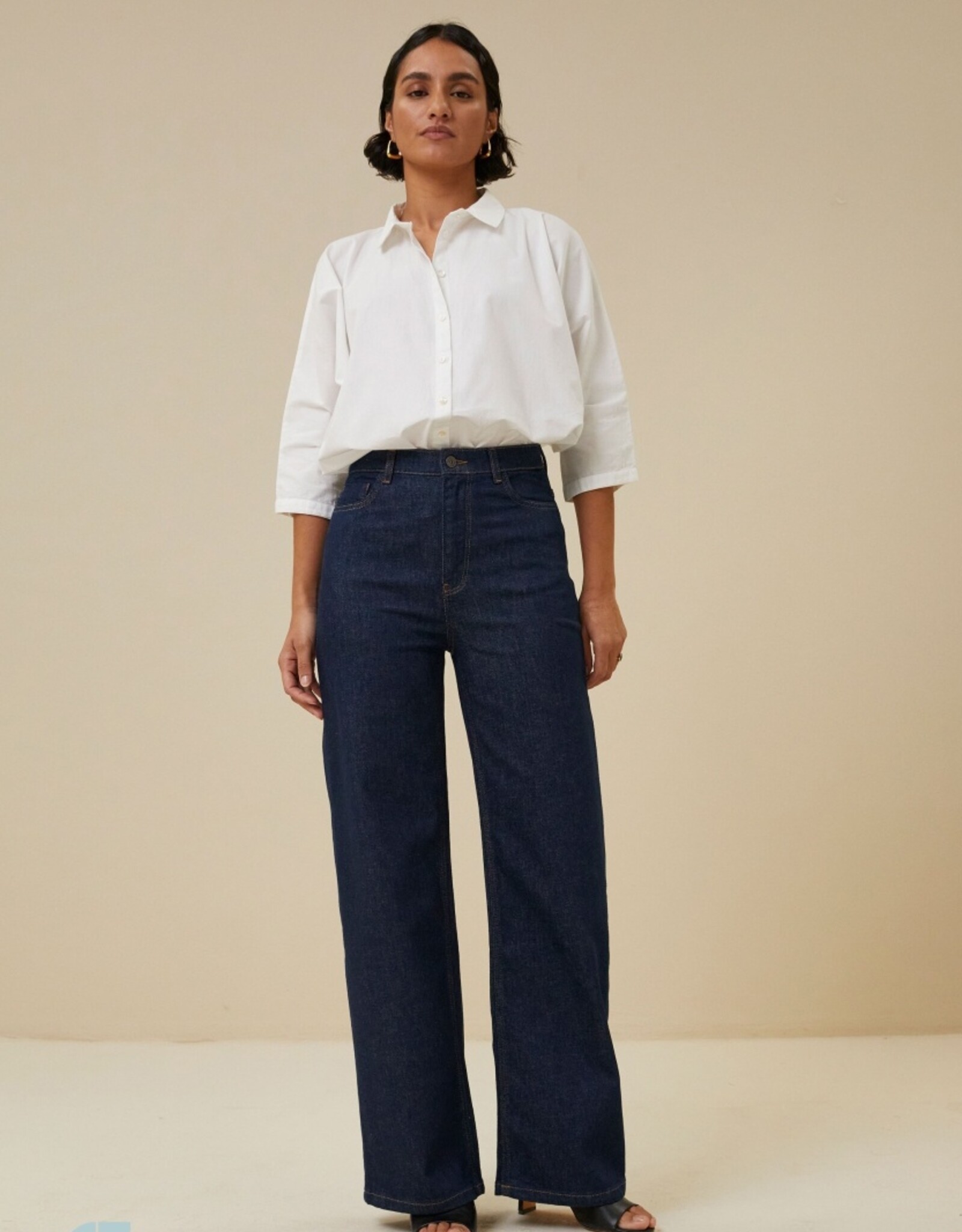 By-bar lina pants dark denim