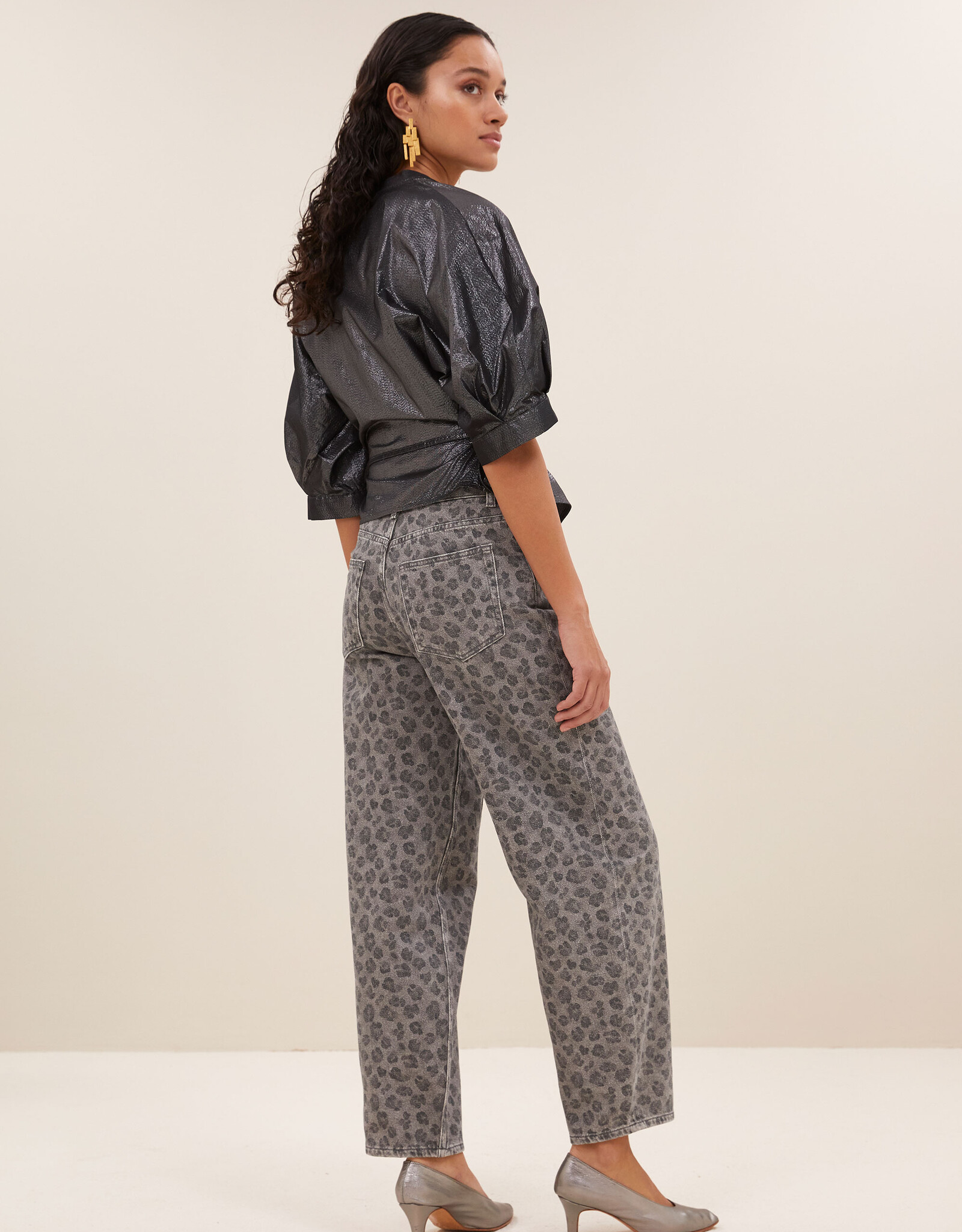By-bar christi silver blouse silver