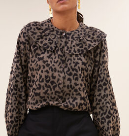 By-bar gia leo blouse brown leo