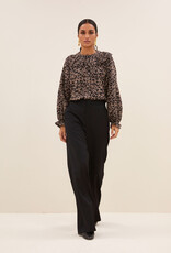 By-bar gia leo blouse brown leo