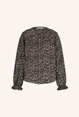 By-bar gia leo blouse brown leo