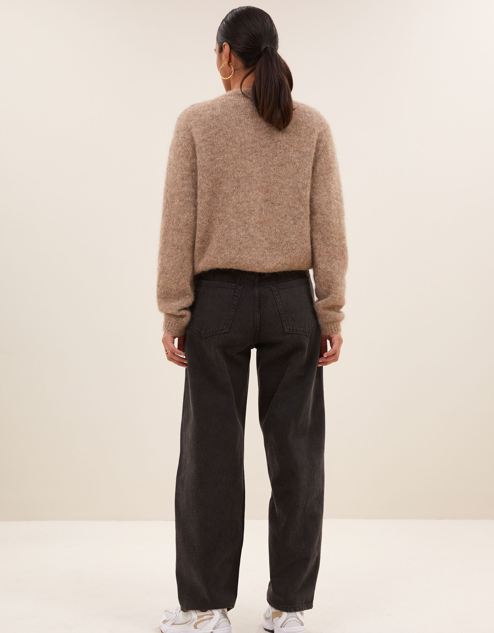 By-bar cleo natural cardigan biscuit