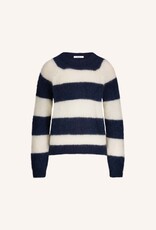 By-bar sian stripe pullover midnight stripe