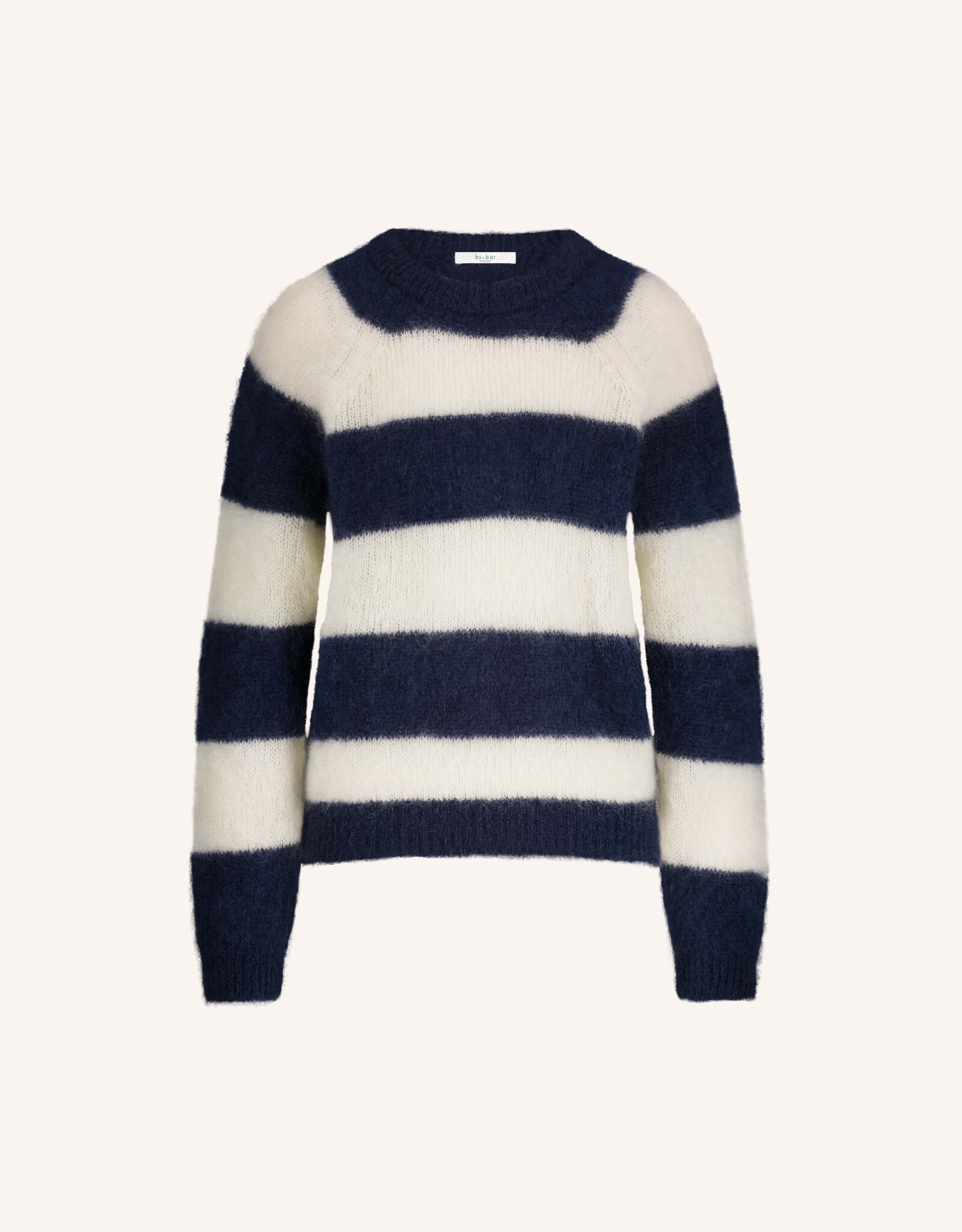By-bar sian stripe pullover midnight stripe