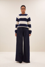 By-bar sian stripe pullover midnight stripe