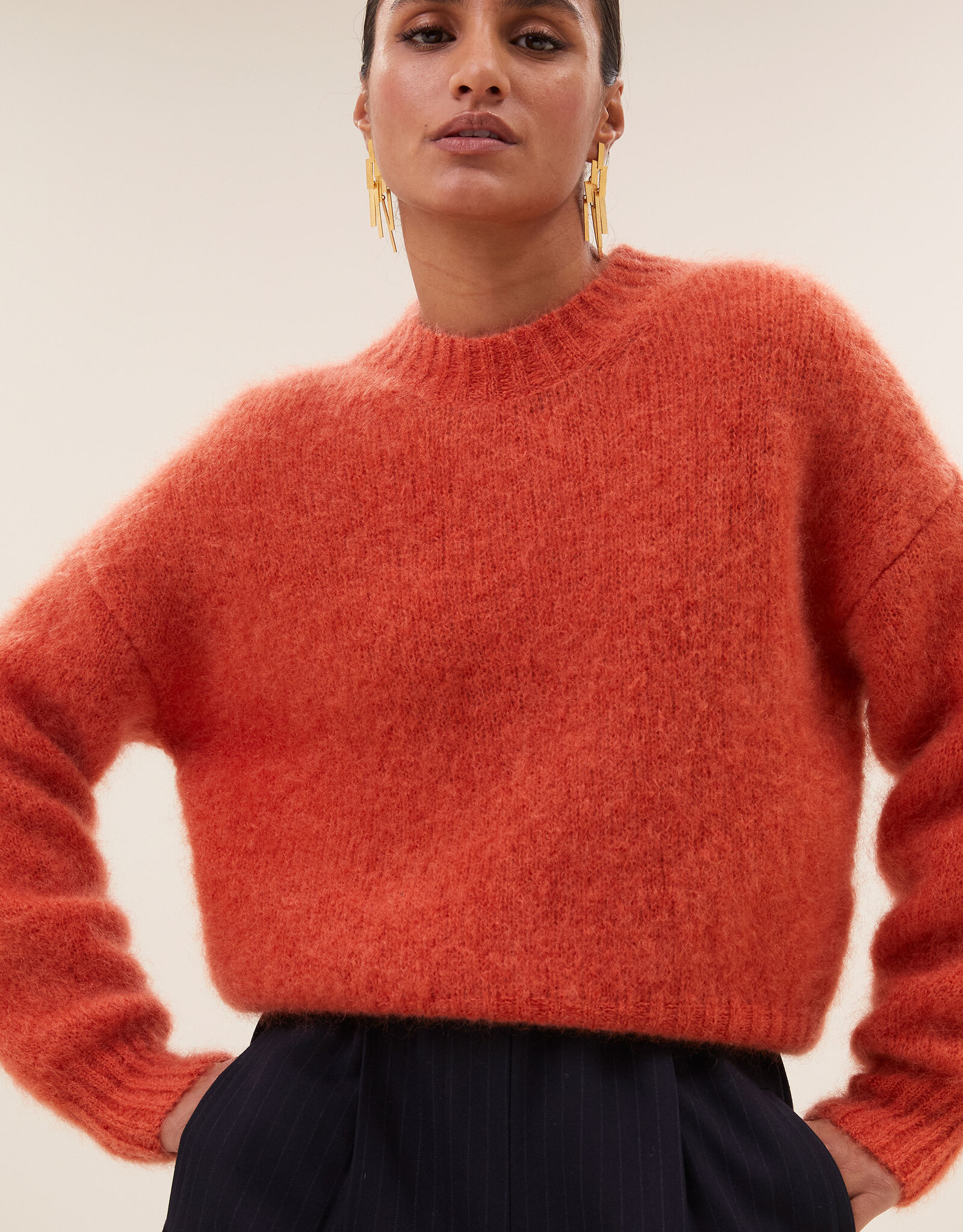 By-bar sonny pullover chili red
