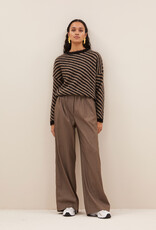 By-bar diagonal natural pullover biscuit