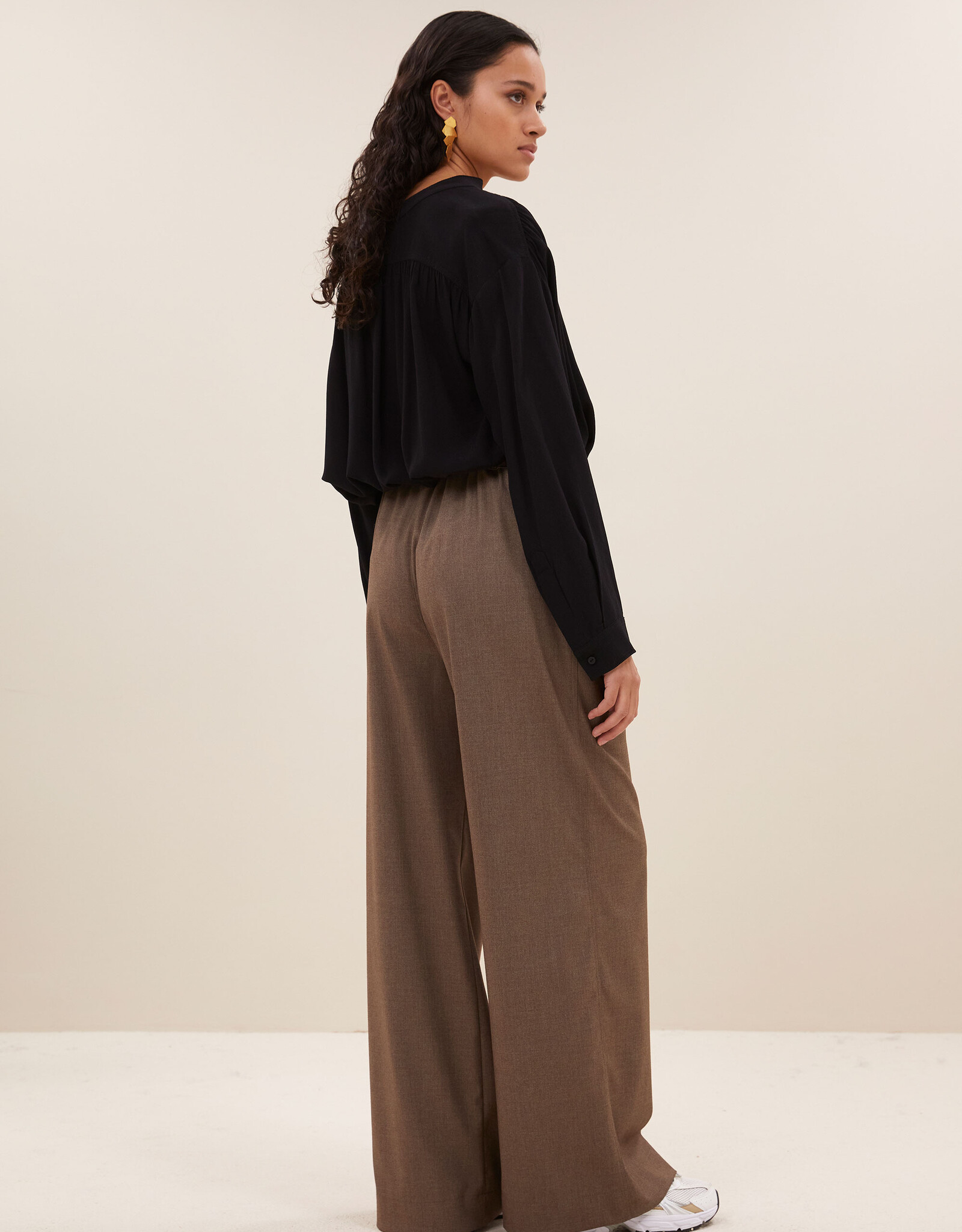 By-bar benji melange pants biscuit melee