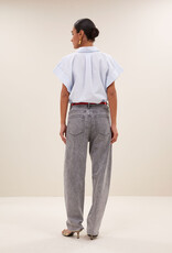 By-bar begum grey pants grey denim