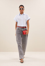 By-bar begum grey pants grey denim