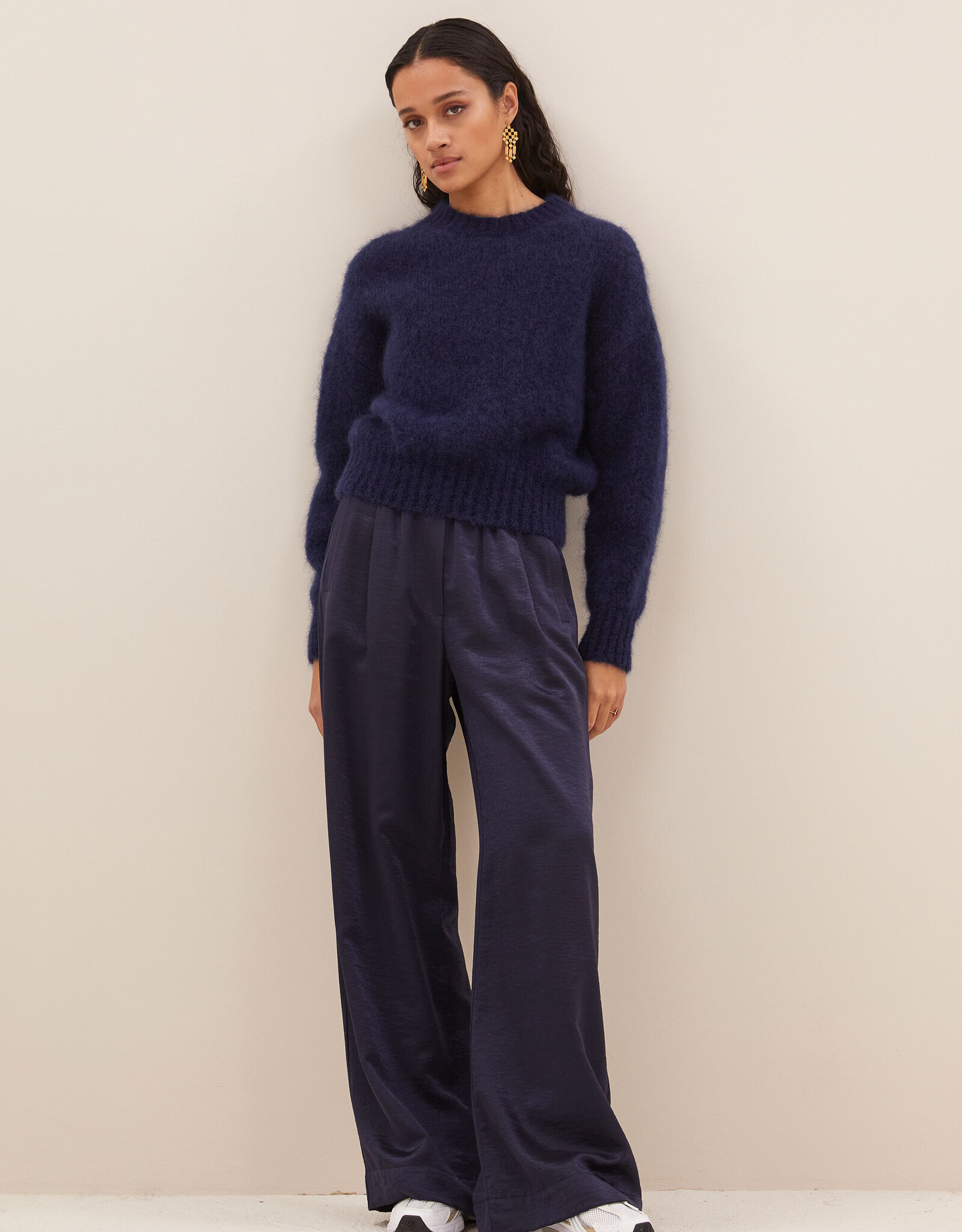 By-bar benji metallic pants midnight