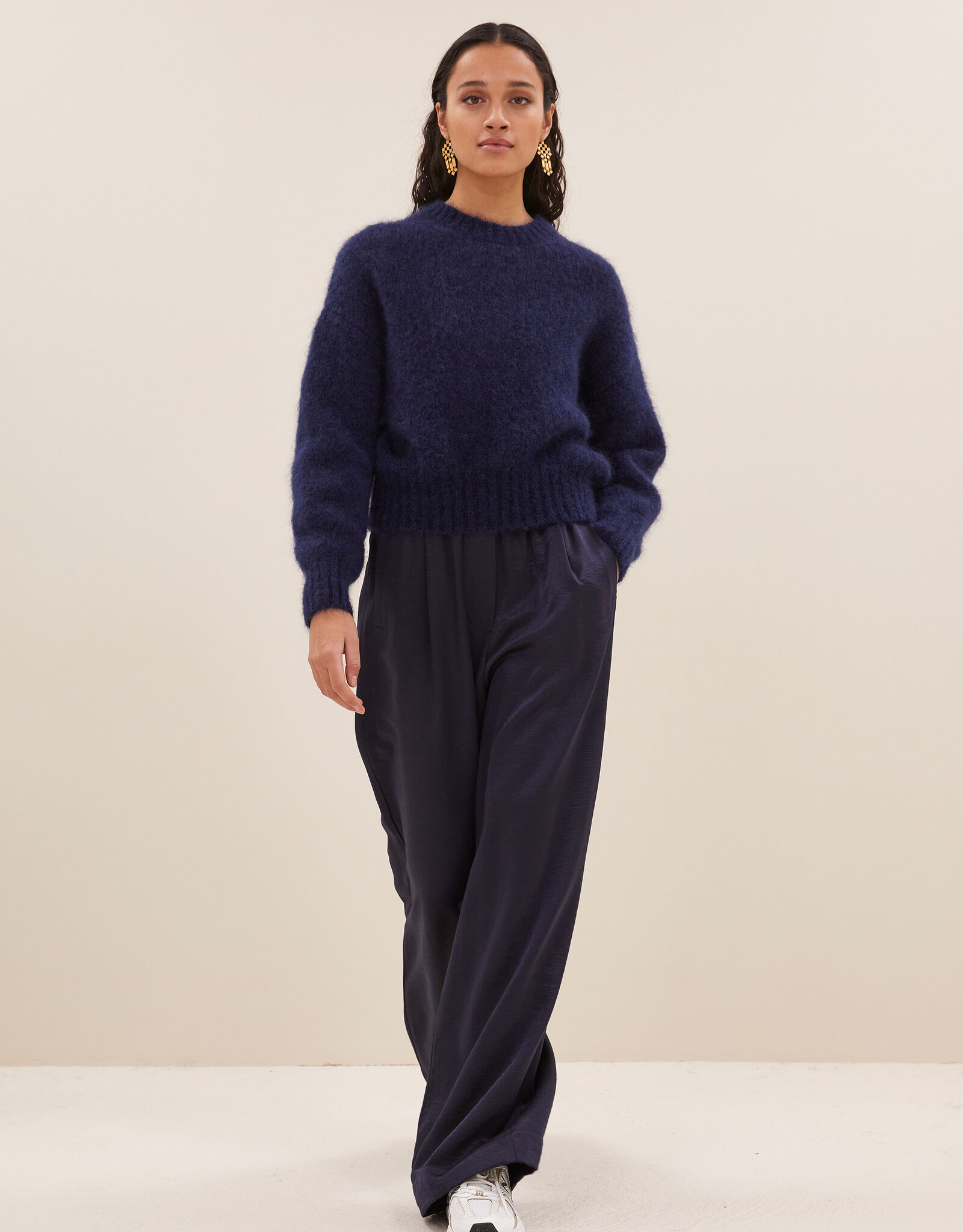 By-bar benji metallic pants midnight