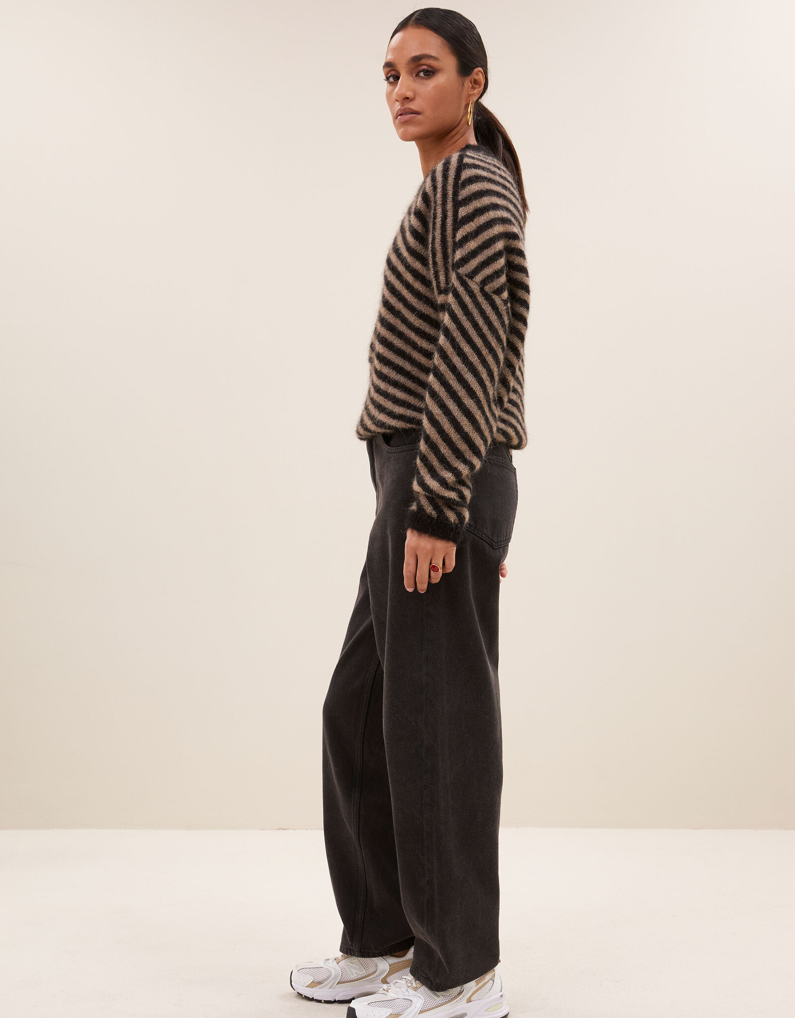 By-bar lew black pants jet black