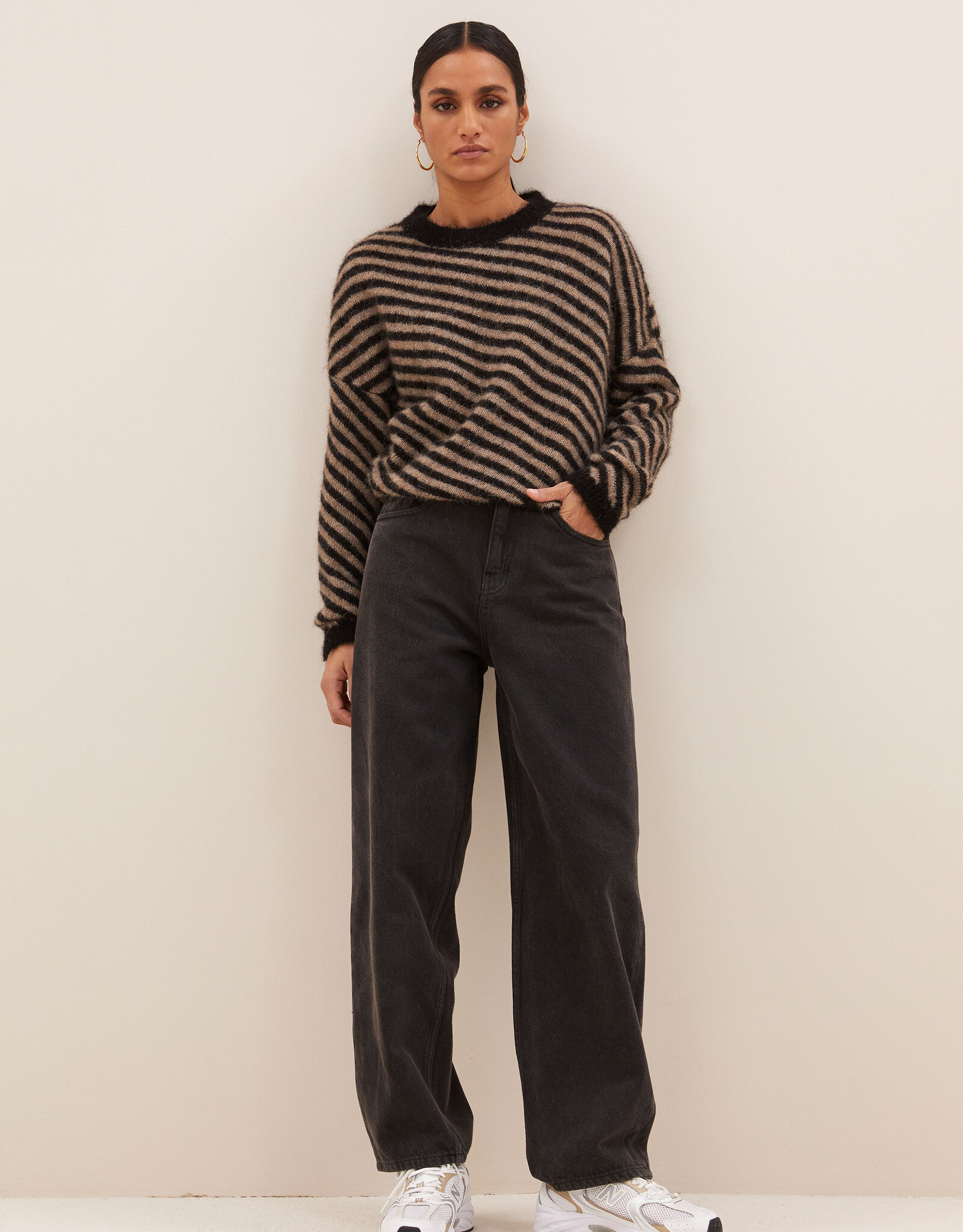 By-bar lew black pants jet black
