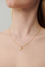 Pernille Corydon Clover necklace n-320-gp