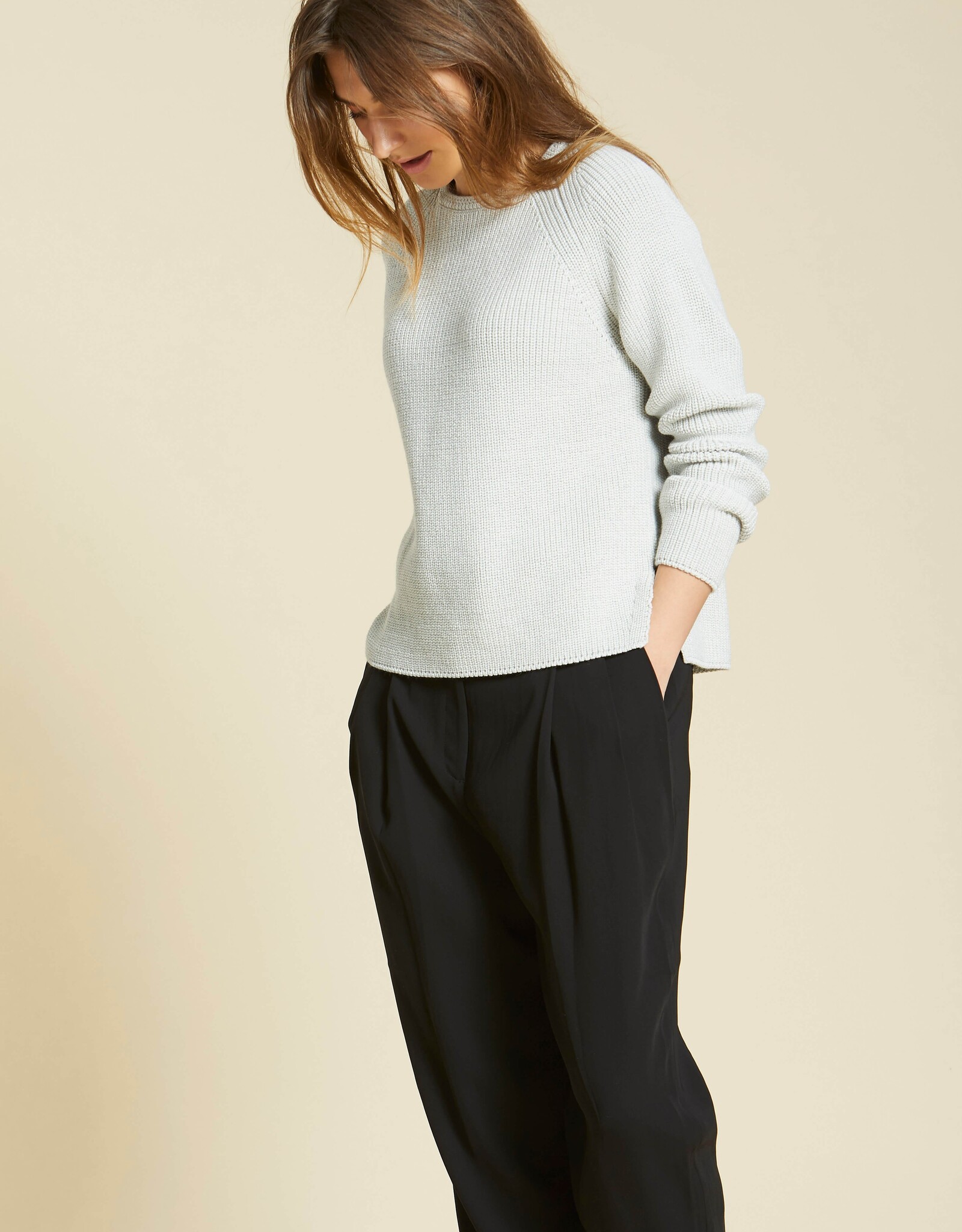 sibinlinnebjerg CORAL 9112 Light melange grey