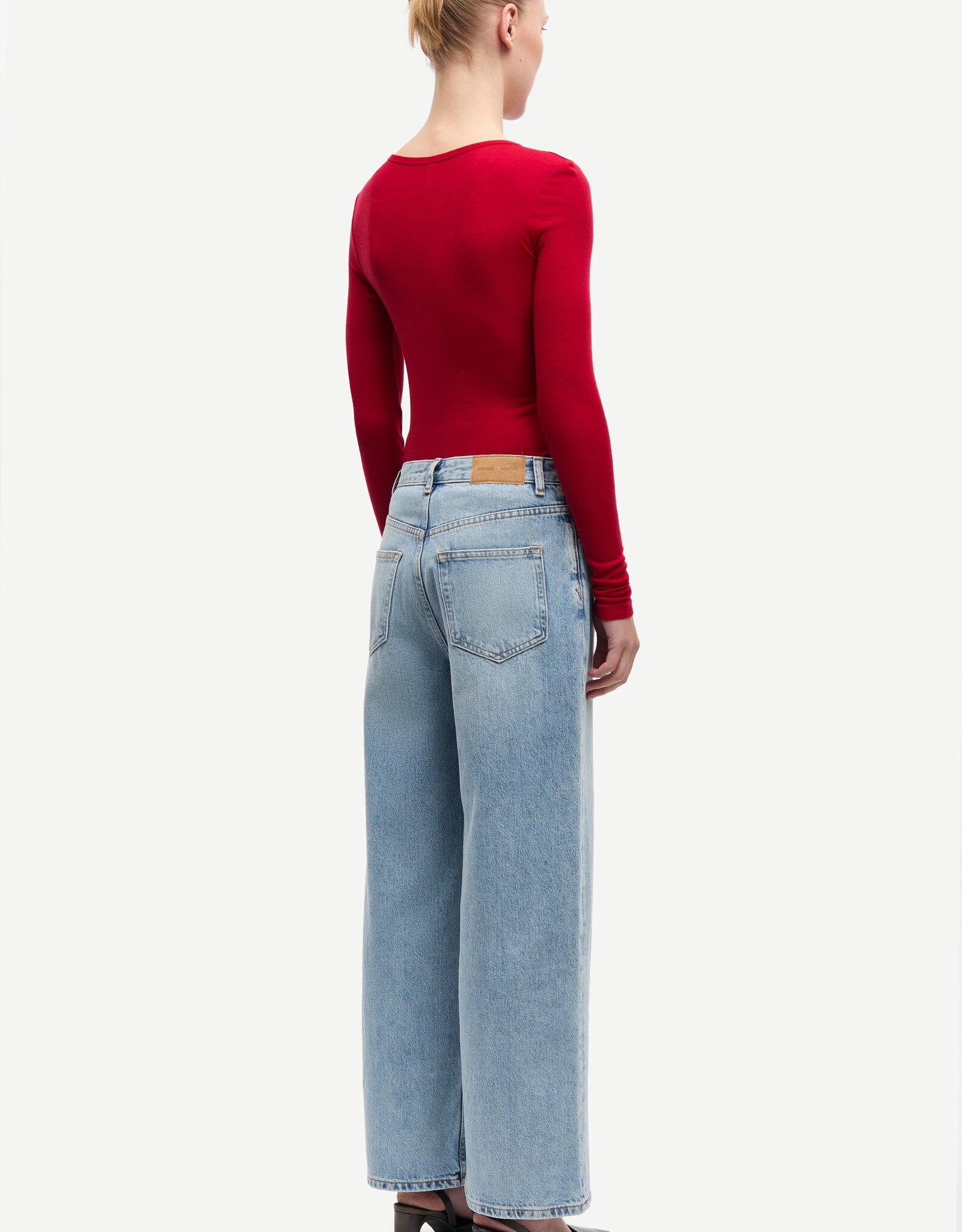 Samsoe Samsoe SADOU T-SHIRT LS 15499 HAUTE RED