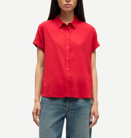 Samsoe Samsoe MAJAN SS SHIRT HAUTE RED
