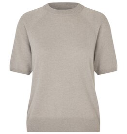 Samsoe Samsoe SABOSTON T-SHIRT ELEPHANT SKIN