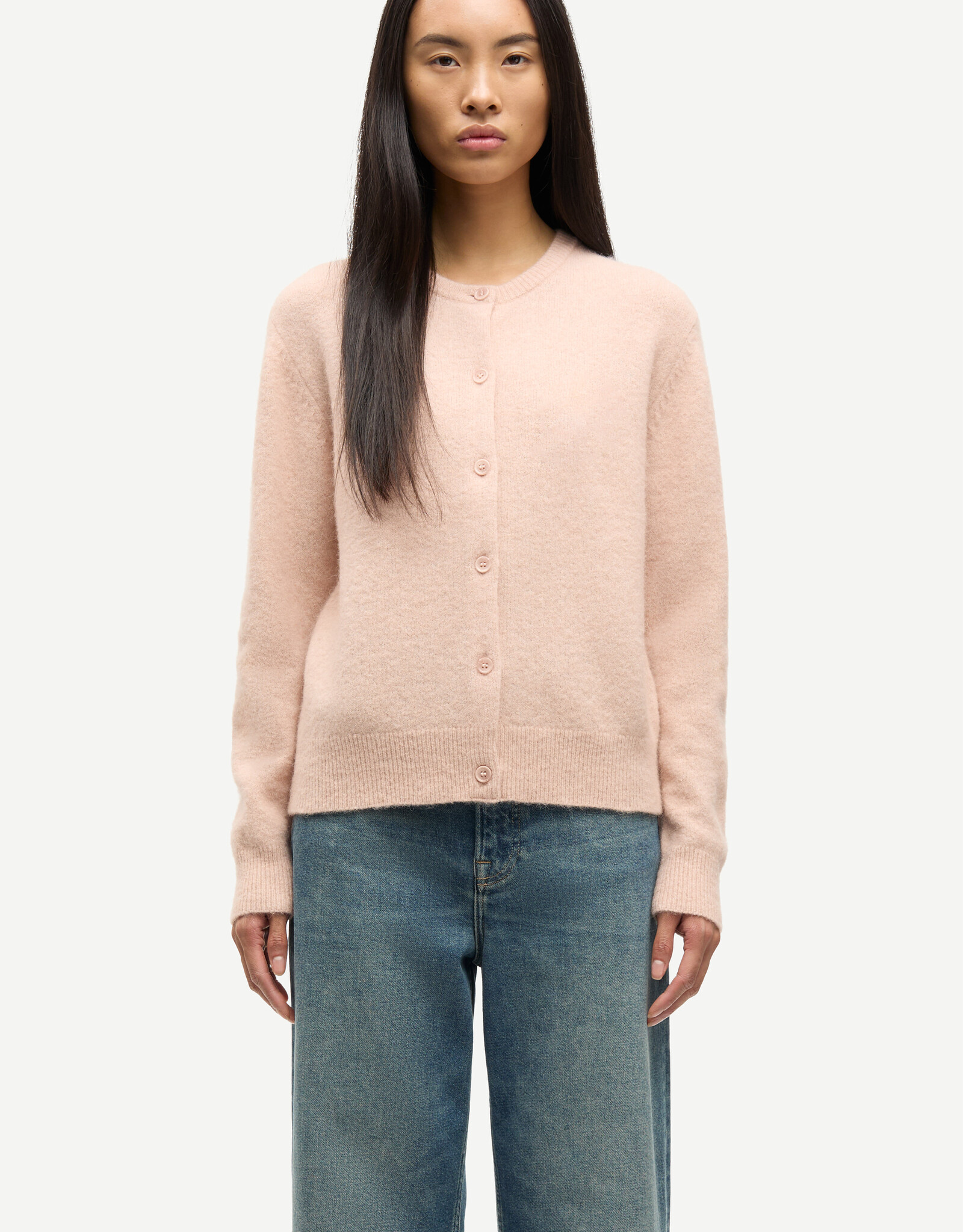 Samsoe Samsoe NOR SHORT CARDIGAN 7355 CAMEO ROSE