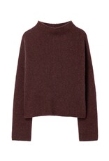 Filippa K Mika Yak Funnelneck Sweater Burgundy