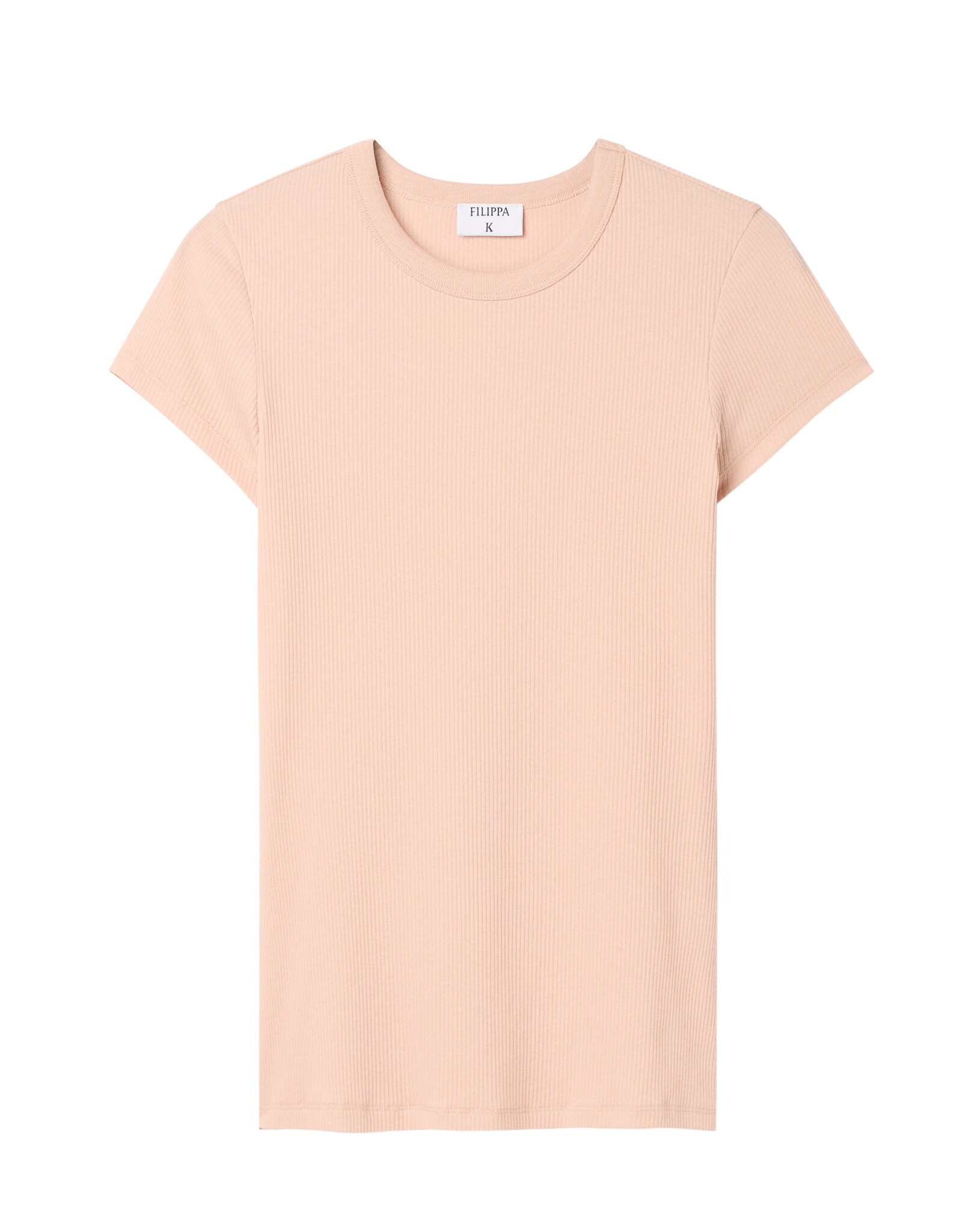 Filippa K Fine Rib Tee Dusty Pink