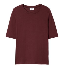 Filippa K Elena Tee Burgundy