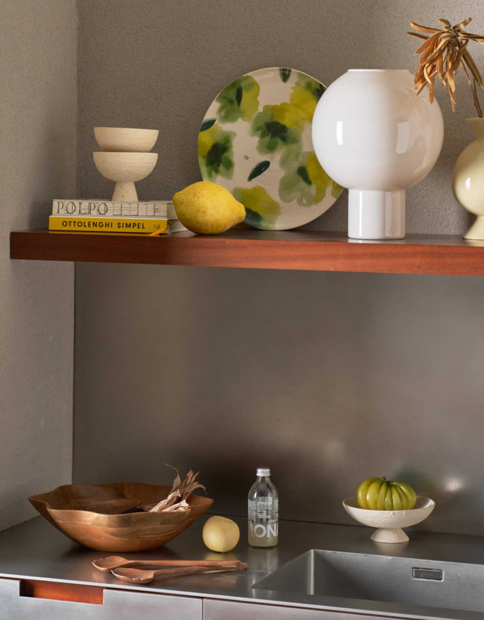Urban Nature Culture Urban Nature Culture vase Van pale khaki