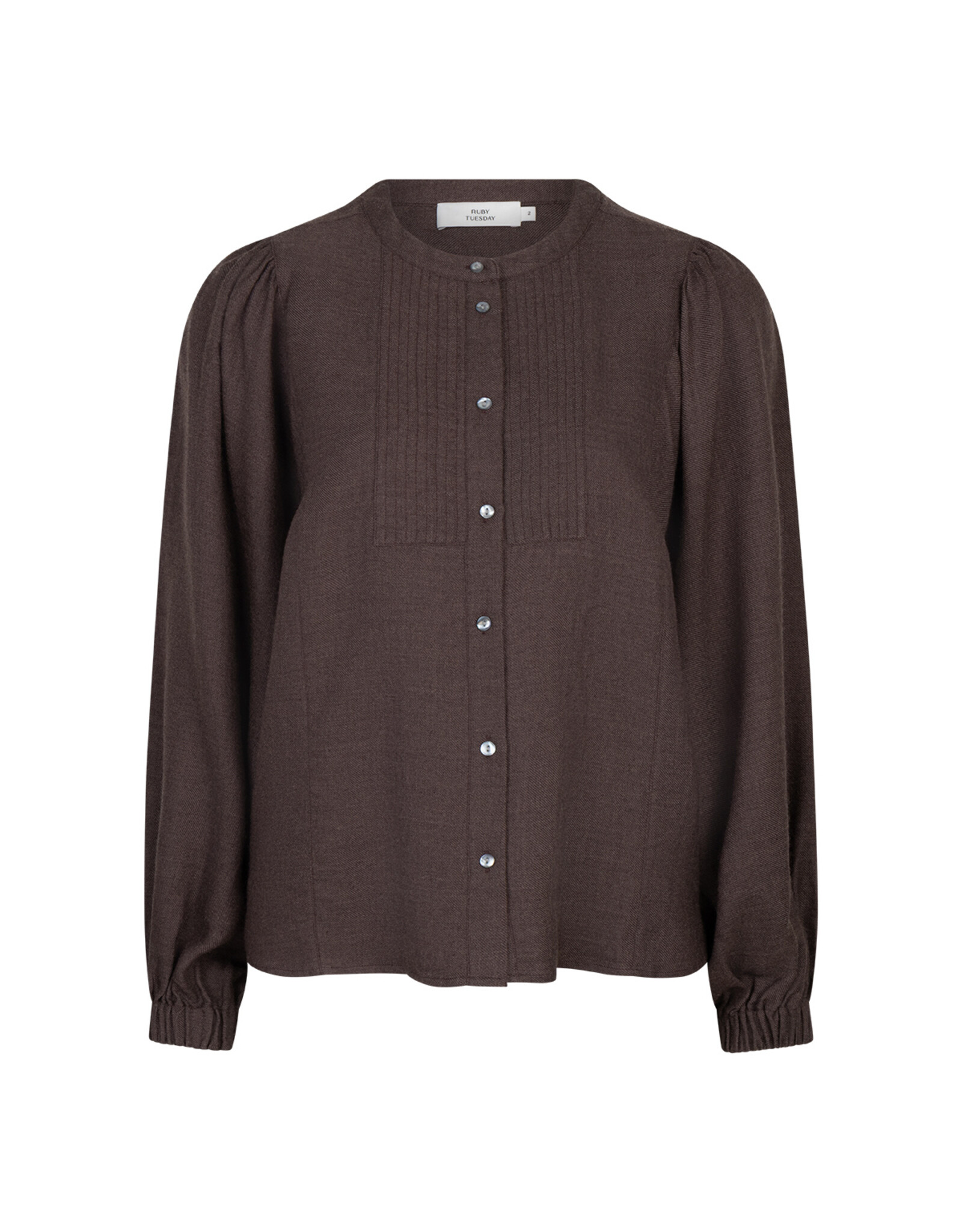 Ruby Tuesday Ide long pleated blouse OXBLOOD RED