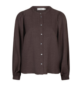 Ruby Tuesday Ide long pleated blouse OXBLOOD RED