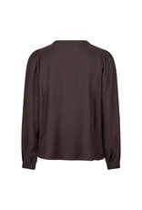 Ruby Tuesday Ide long pleated blouse OXBLOOD RED