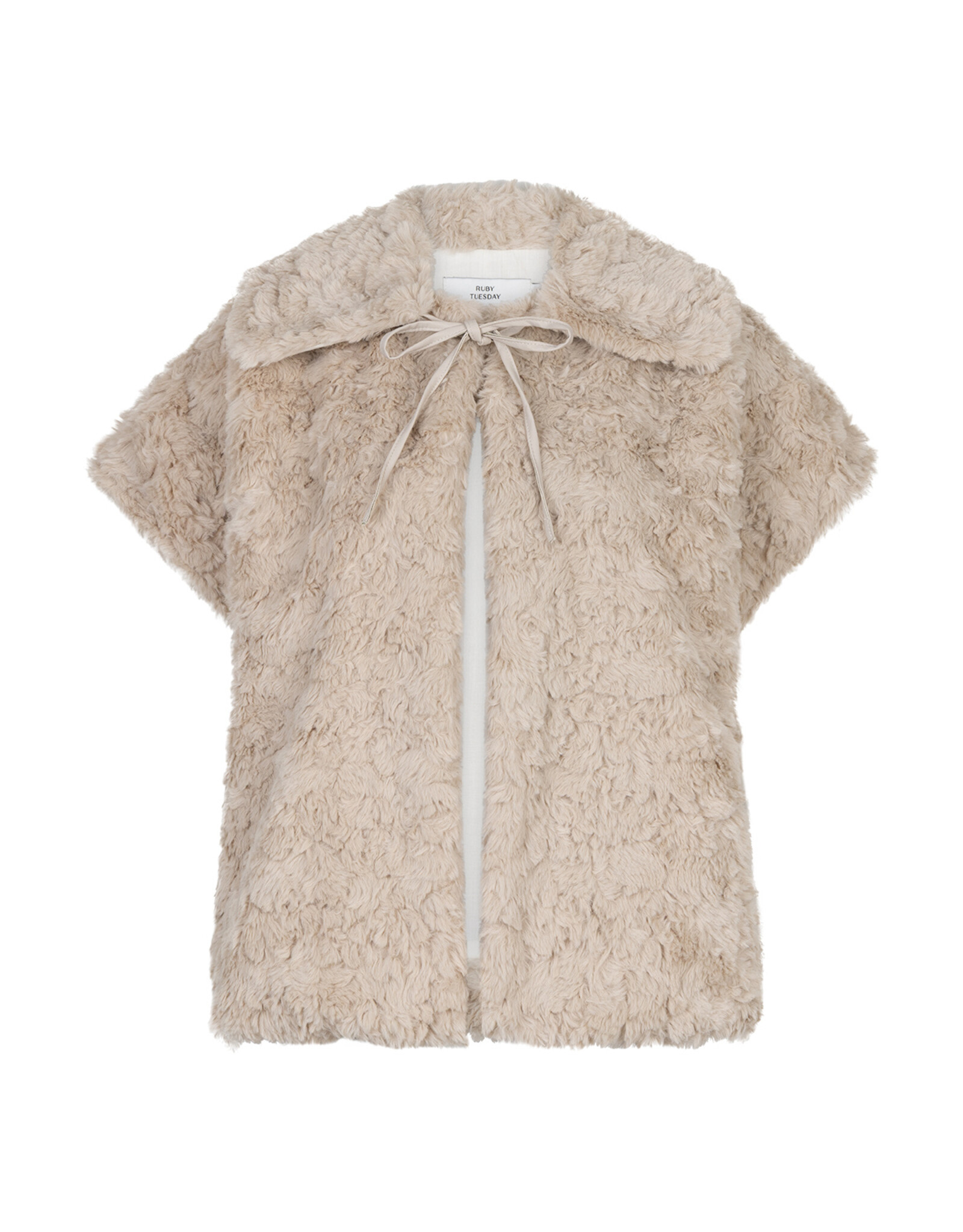 Ruby Tuesday Iann fake fur gilet Sand