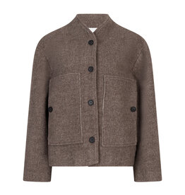 Ruby Tuesday Cesar short woolblend jacket Brown melange