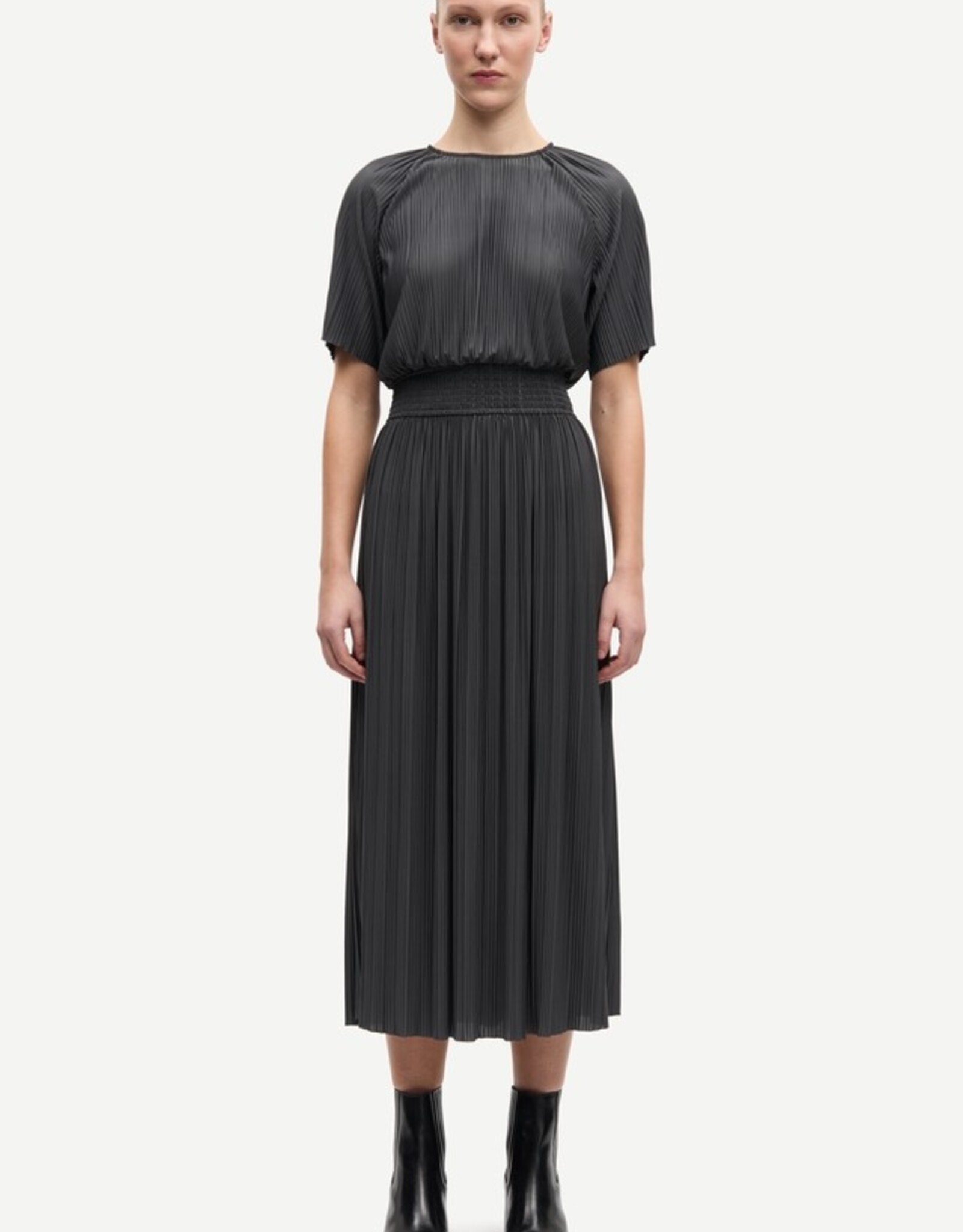 Samsoe Samsoe SAUMA SS DRESS 10167 GRAY PINSTRIPE