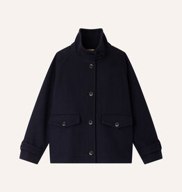 Sessun LEE WOOLY Jacket-style coat Navy