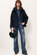 Sessun LEE WOOLY Jacket-style coat Navy