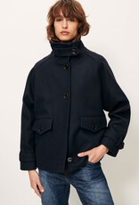 Sessun LEE WOOLY Jacket-style coat Navy