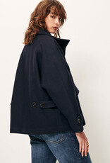 Sessun LEE WOOLY Jacket-style coat Navy