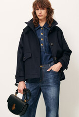 Sessun LEE WOOLY Jacket-style coat Navy