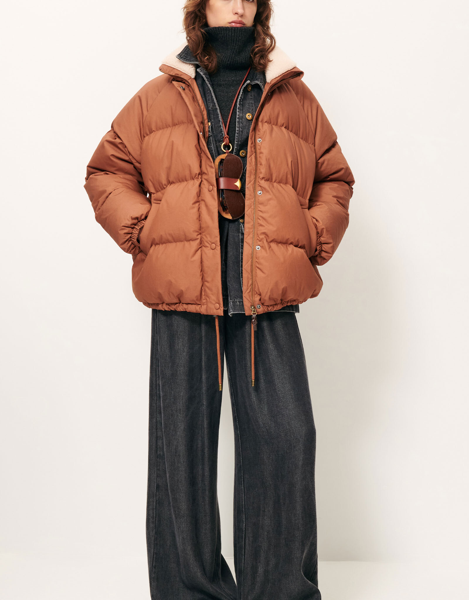 Sessun LIVINGSTONE Oversized puff jacket Alezan