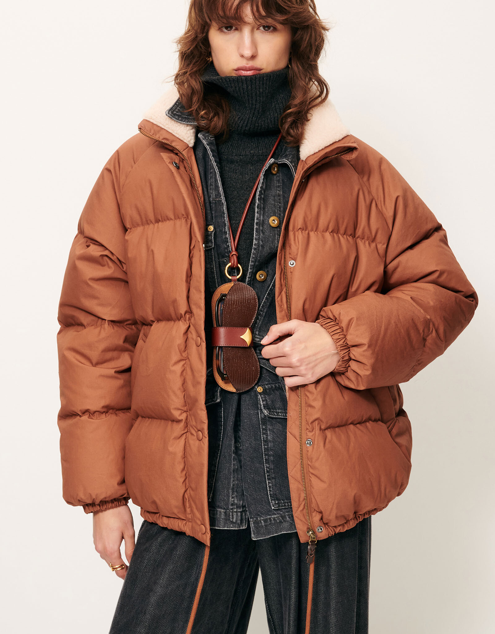 Sessun LIVINGSTONE Oversized puff jacket Alezan