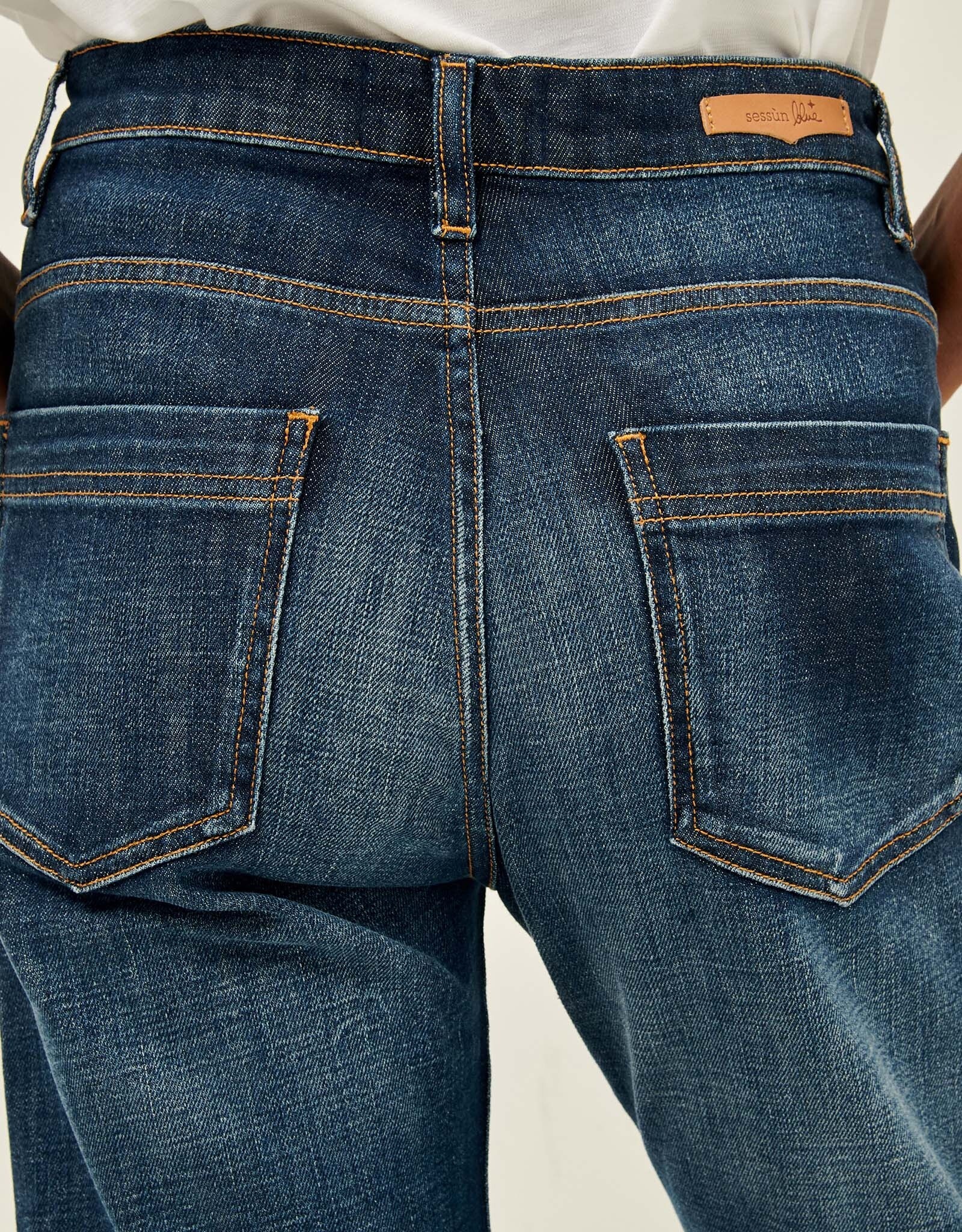 Sessun MARINO Straight jean Melody Blue