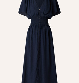 Sessun GALAYA Long dress with buttons Night Shadow