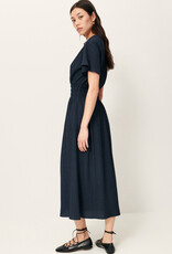 Sessun GALAYA Long dress with buttons Night Shadow
